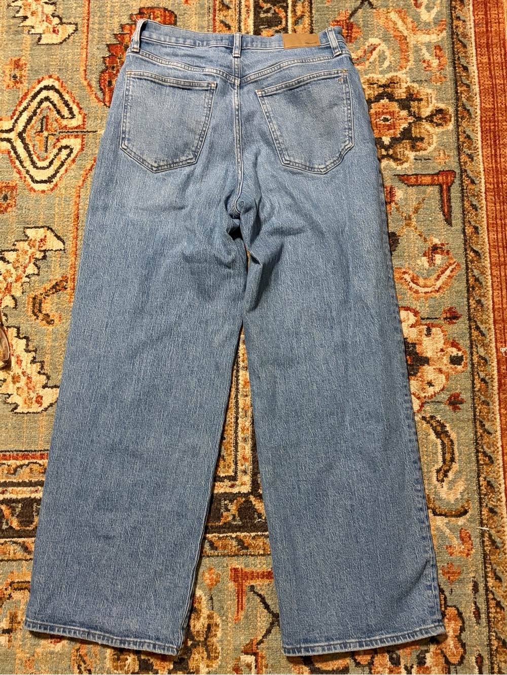 Madewell Vintage Light Blue Wide-Leg Jeans - Picture 2 of 6